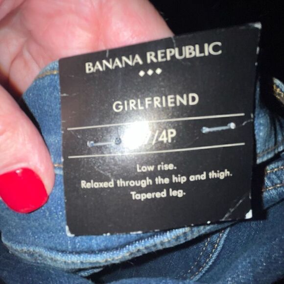 Banana Republic Girlfriend jeans NWT 27/4 - Picture 6 of 8